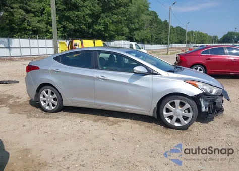 2013 Hyundai Elantra Limited z USA, uszkodzony, nr VIN 5NPDH4AE4DH251124